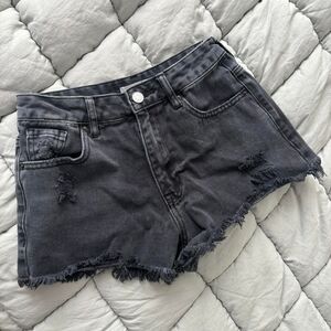 Pacsun Black Denim Shorts